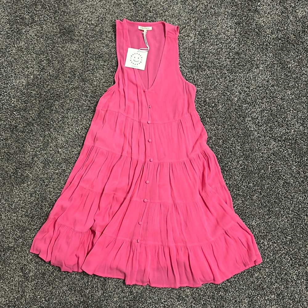 Hot pink dress